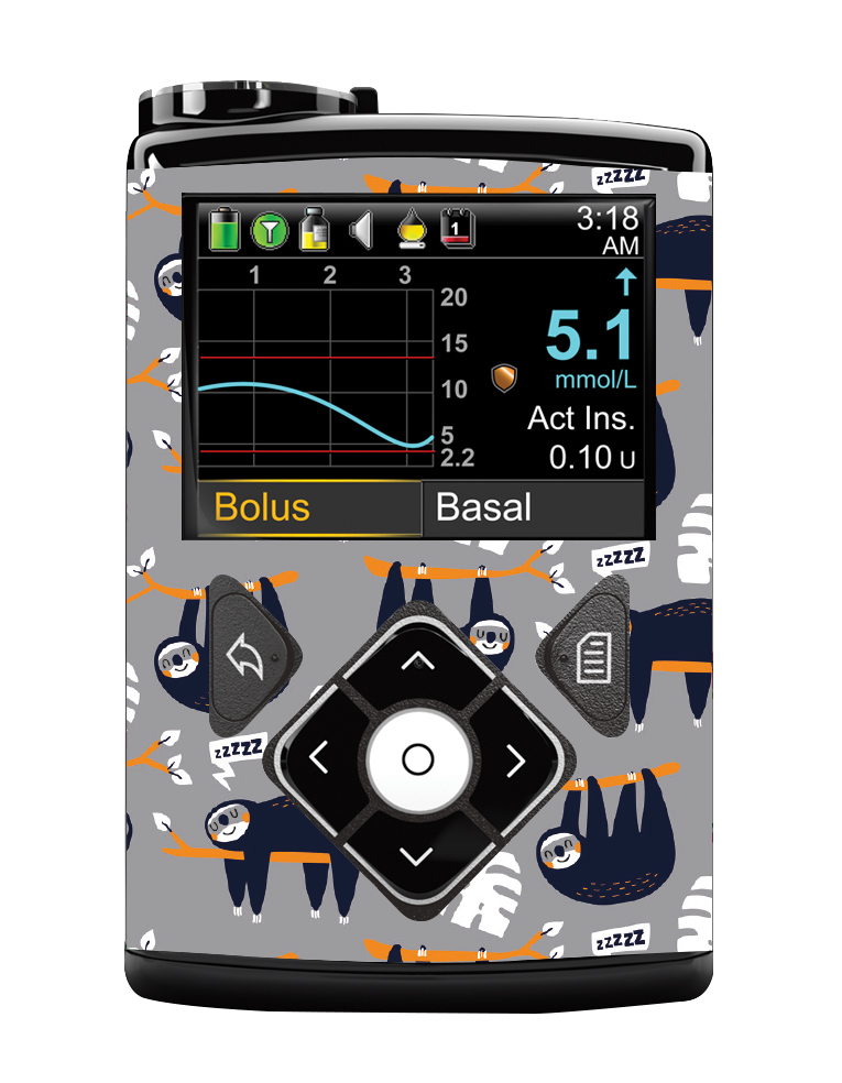 Medtronic 640/670/780G Pump Sticker (Sloth Life)