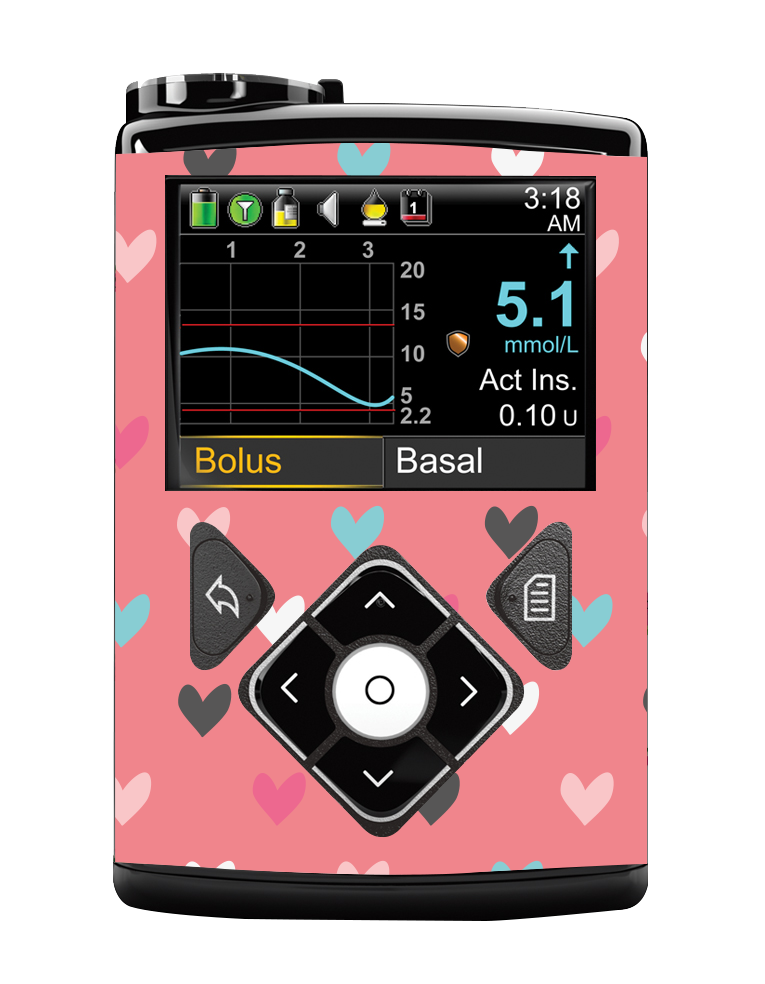 Medtronic 640/670/780G Pump Sticker (Heart to Heart)