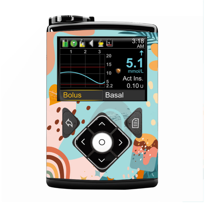 Medtronic 640/670/780G Pump Sticker (Tropical Summer)