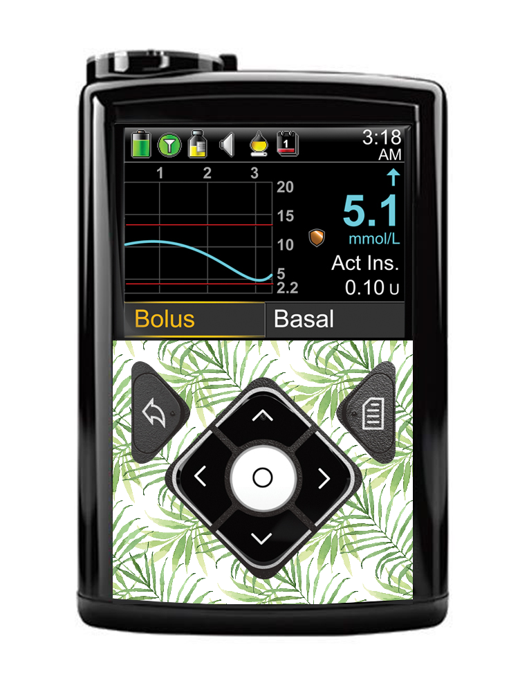 Medtronic 640G/670G/780G Button Panel Sticker (Palm Beach)