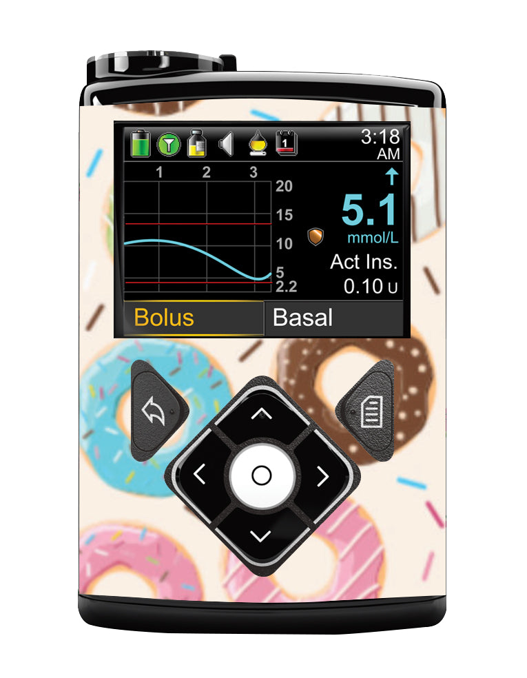 Medtronic 640/670/780G Pump Sticker (Donuts)