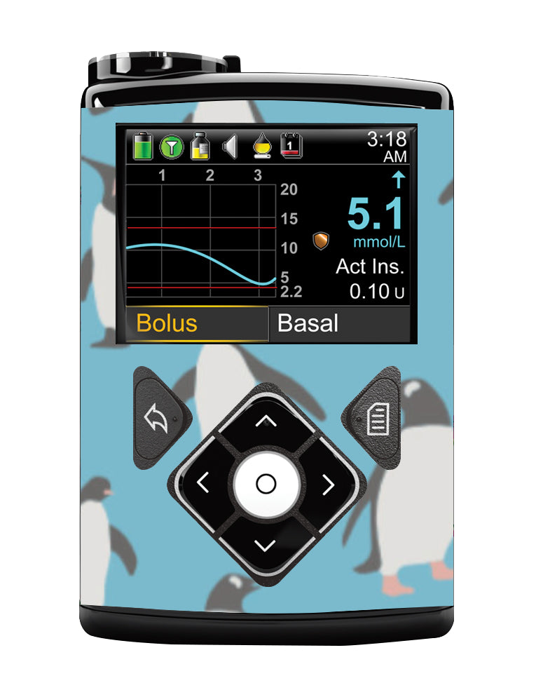 Medtronic 640/670/780G Pump Sticker (Penguins)