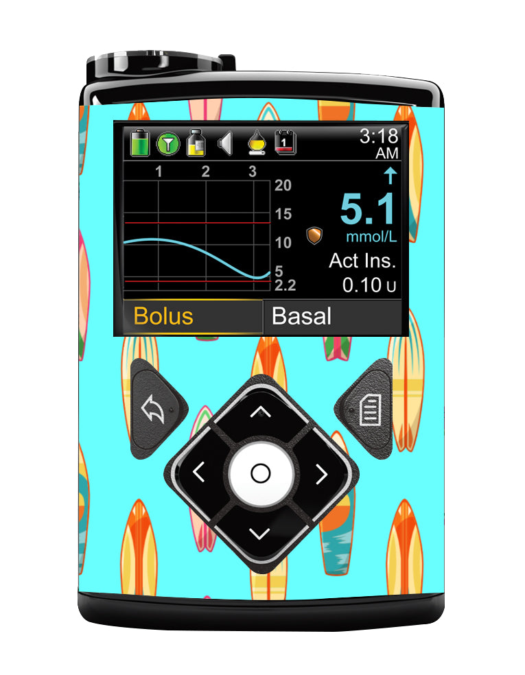 Medtronic 640/670/780G Pump Sticker (Surfboards)