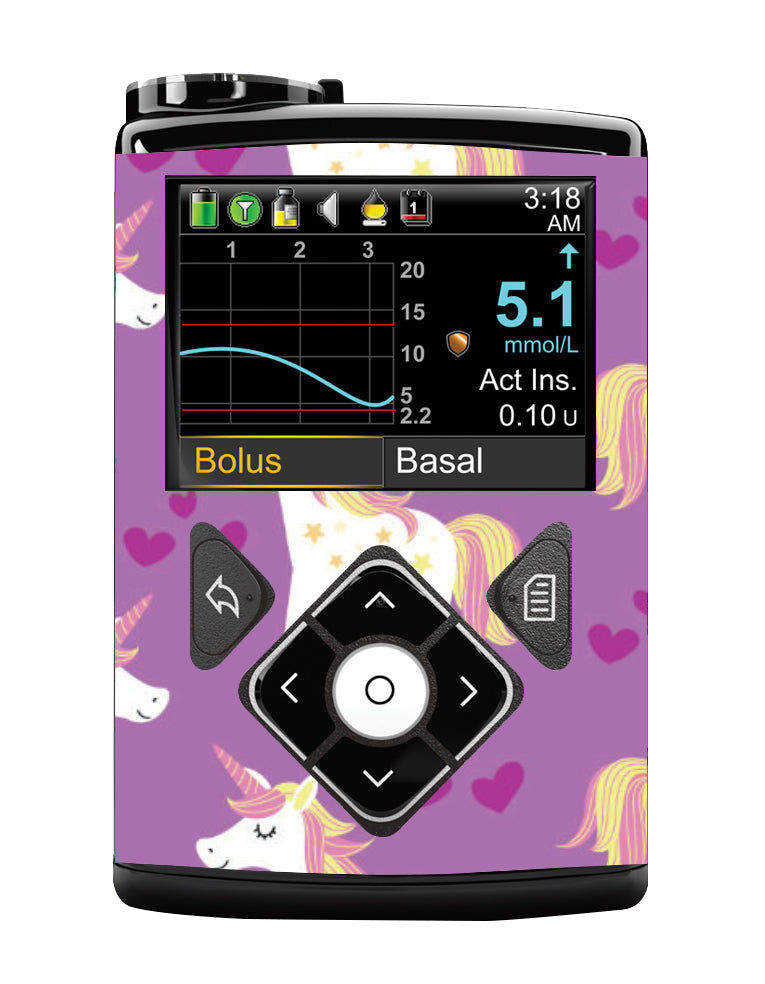 Medtronic 640/670/780G Pump Sticker (Unicorns)
