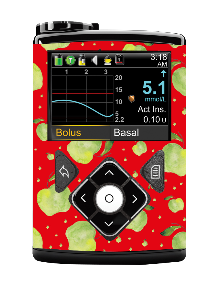 Medtronic 640/670/780G Pump Sticker (Falling Apples)