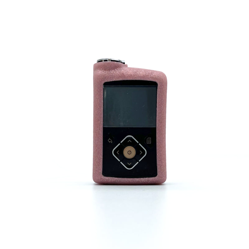 Medtronic 640G, 670G, 780G Protective Silicone Gel Cover - Rose Gold Glitterskynz *LIMITED EDITION *