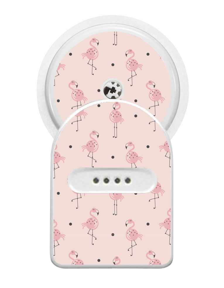 Miao Miao Sticker (Fancy Flamingos)