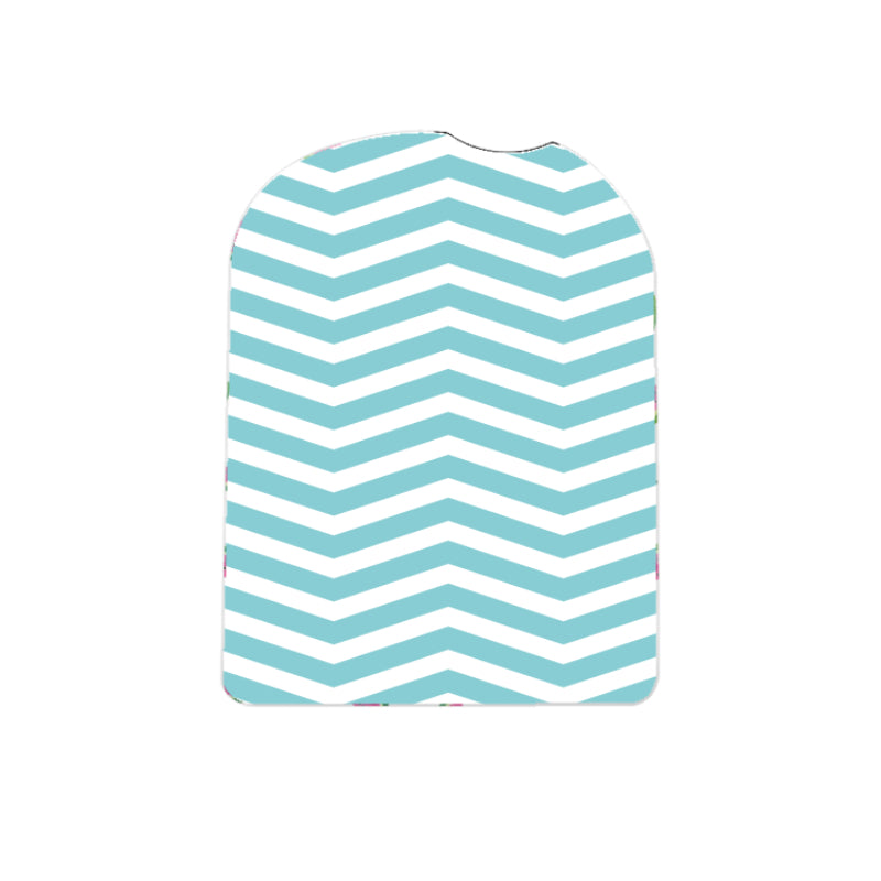 Omnipod Cover Sticker (Mint Chevron)