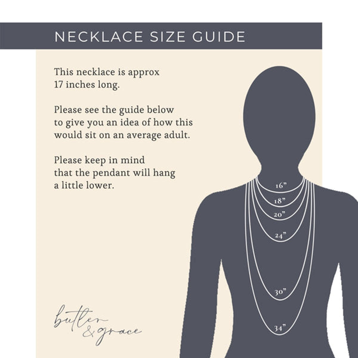 Butler &amp; Grace Mono Necklace