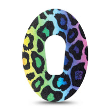 ExpressionMed Multicoloured Cheetah Adhesive Patch Dexcom G6/One