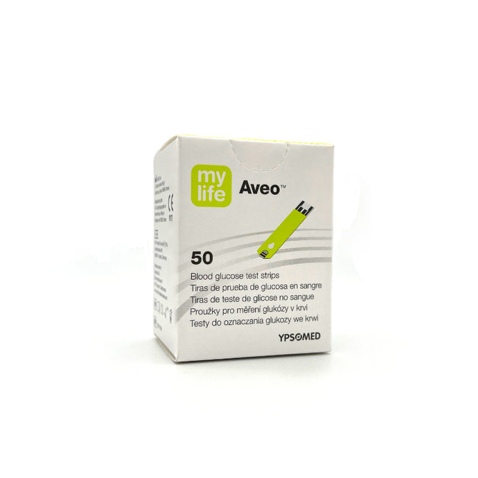 MyLife Aveo Blood Glucose Test Strips - Pack of 50