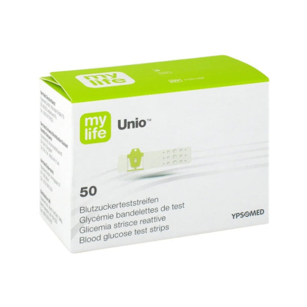 MyLife Unio Blood Glucose Test Strips - Pack of 50