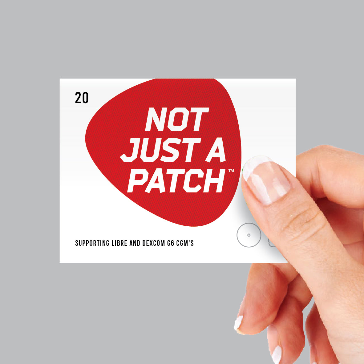 Not Just a Patch - Freestyle Libre 2 or 3 - 20 Pack - Many Colours Available