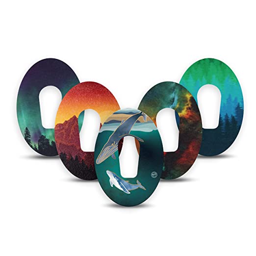 ExpressionMed Dexcom G6 Nature Views Variety Patch 5 Pack