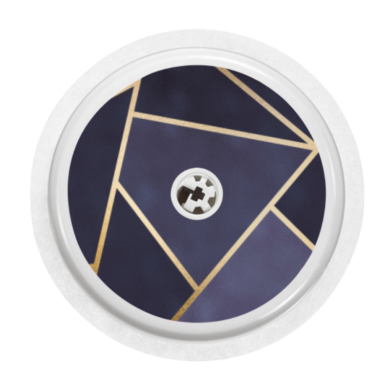 Freestyle Libre 2 Sensor Cover (Navy Geo)