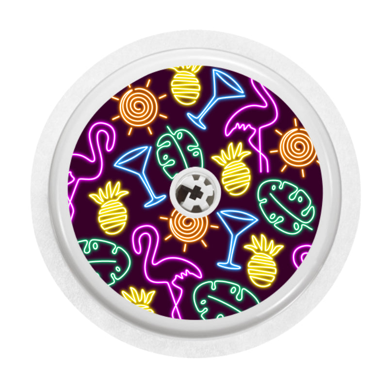 Freestyle Libre 2 Sensor Sticker (Neon Nights)