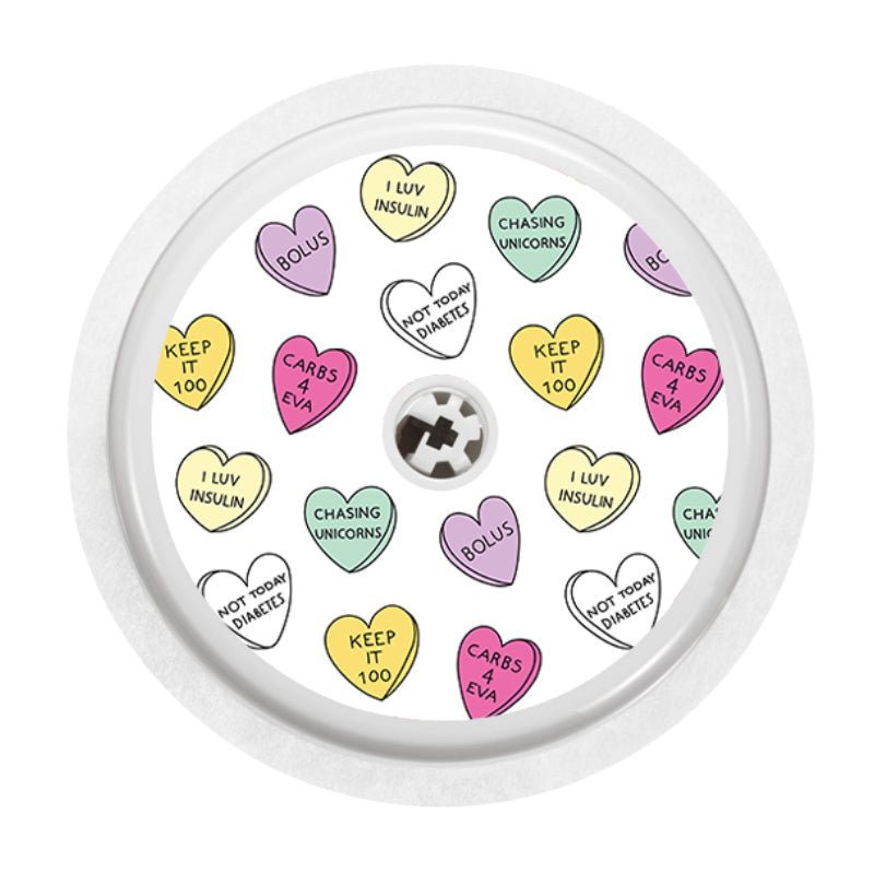 Freestyle Libre 2 Sensor Cover (OC Hearts)