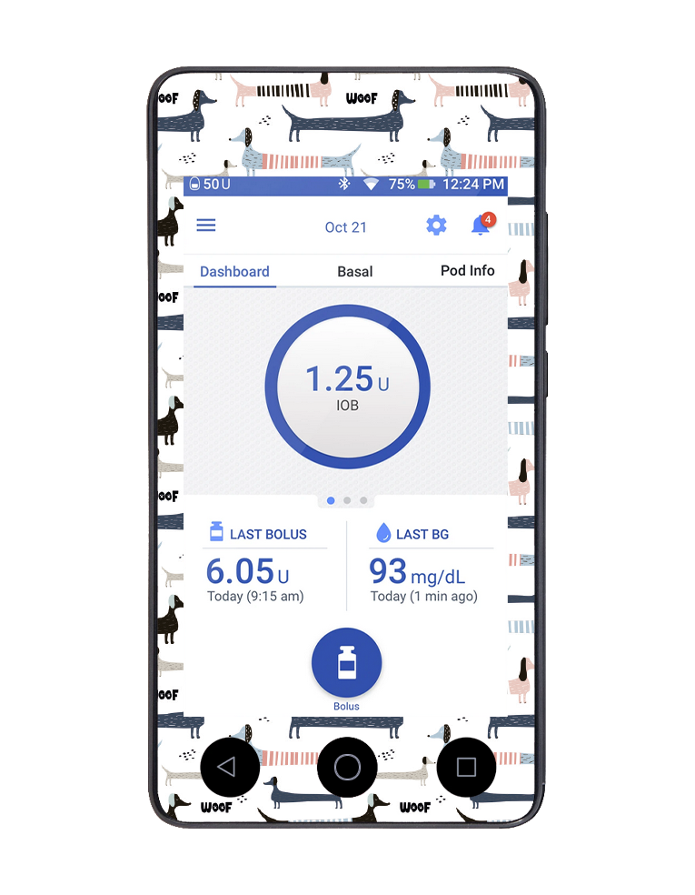 Omnipod DASH Cover (Hot Dog)