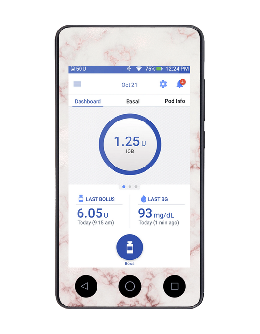 Omnipod DASH Cover (Marble Dreams)