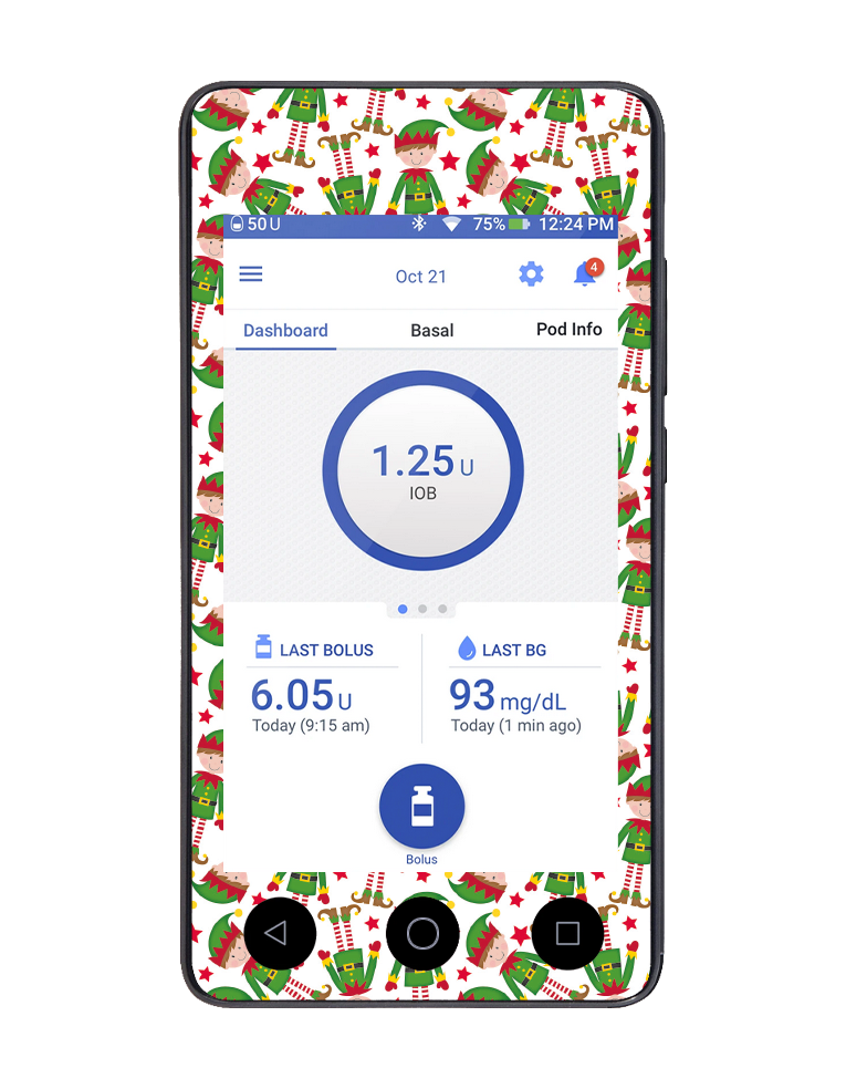 Omnipod DASH Cover (Cheeky Elves)