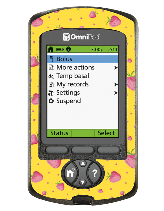 Omnipod PDM Cover (Strawberry Patch)