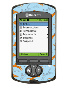 Omnipod PDM Cover (Leaping Cheetahs)