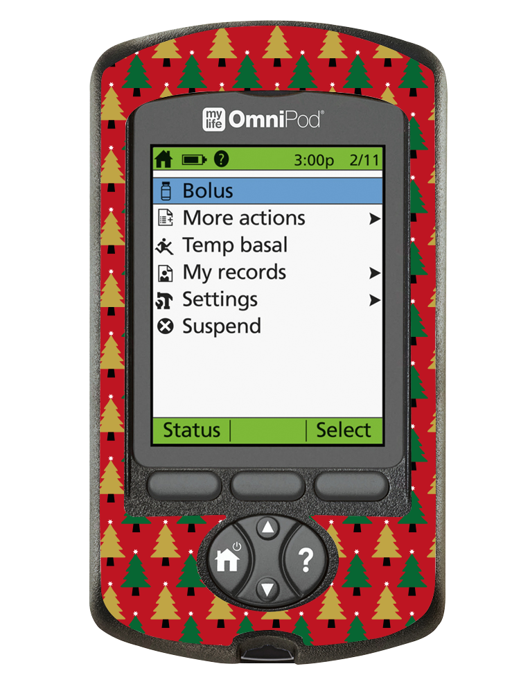 Omnipod PDM Cover (Oh Christmas Tree)