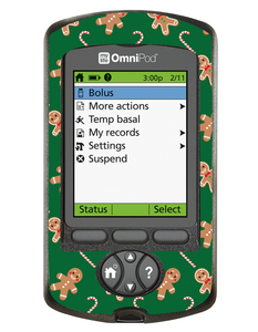 Omnipod PDM Cover (Gingerbread Gang)