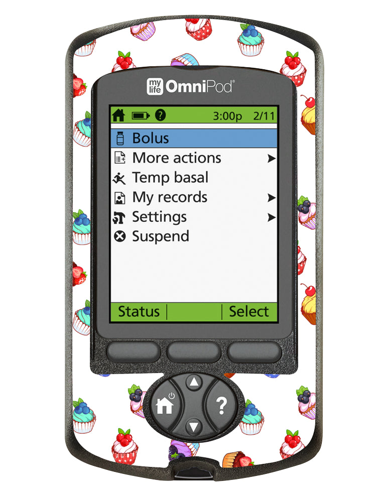 Omnipod PDM Cover (Cupcakes)
