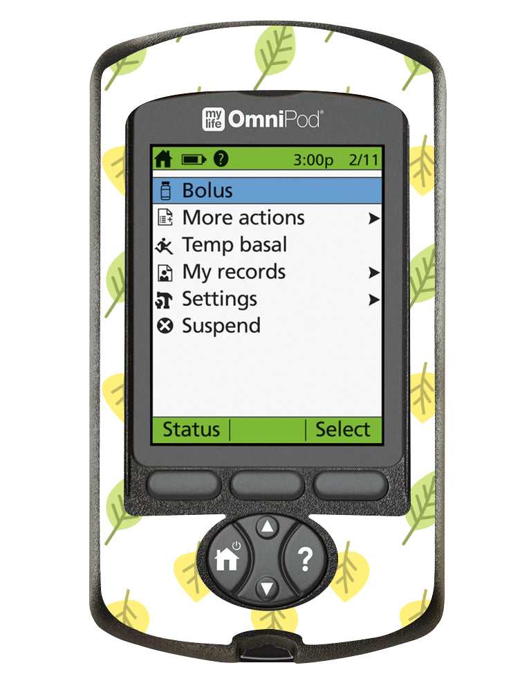 Omnipod PDM Cover (Summer Leaves)