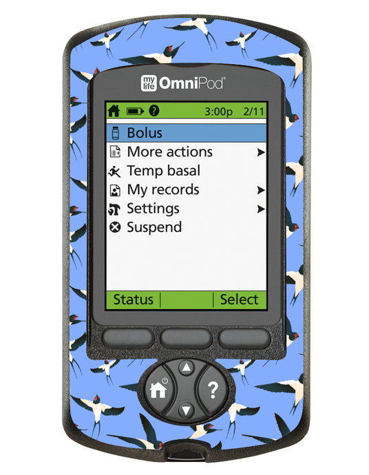 Omnipod PDM Cover (Swallows)