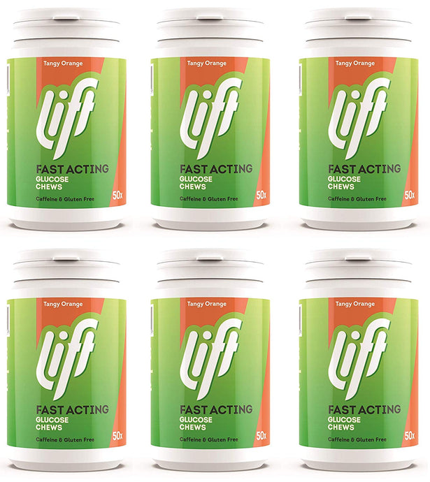 Lift Tangy Orange Bumper GlucoTabs (Pack of 300)