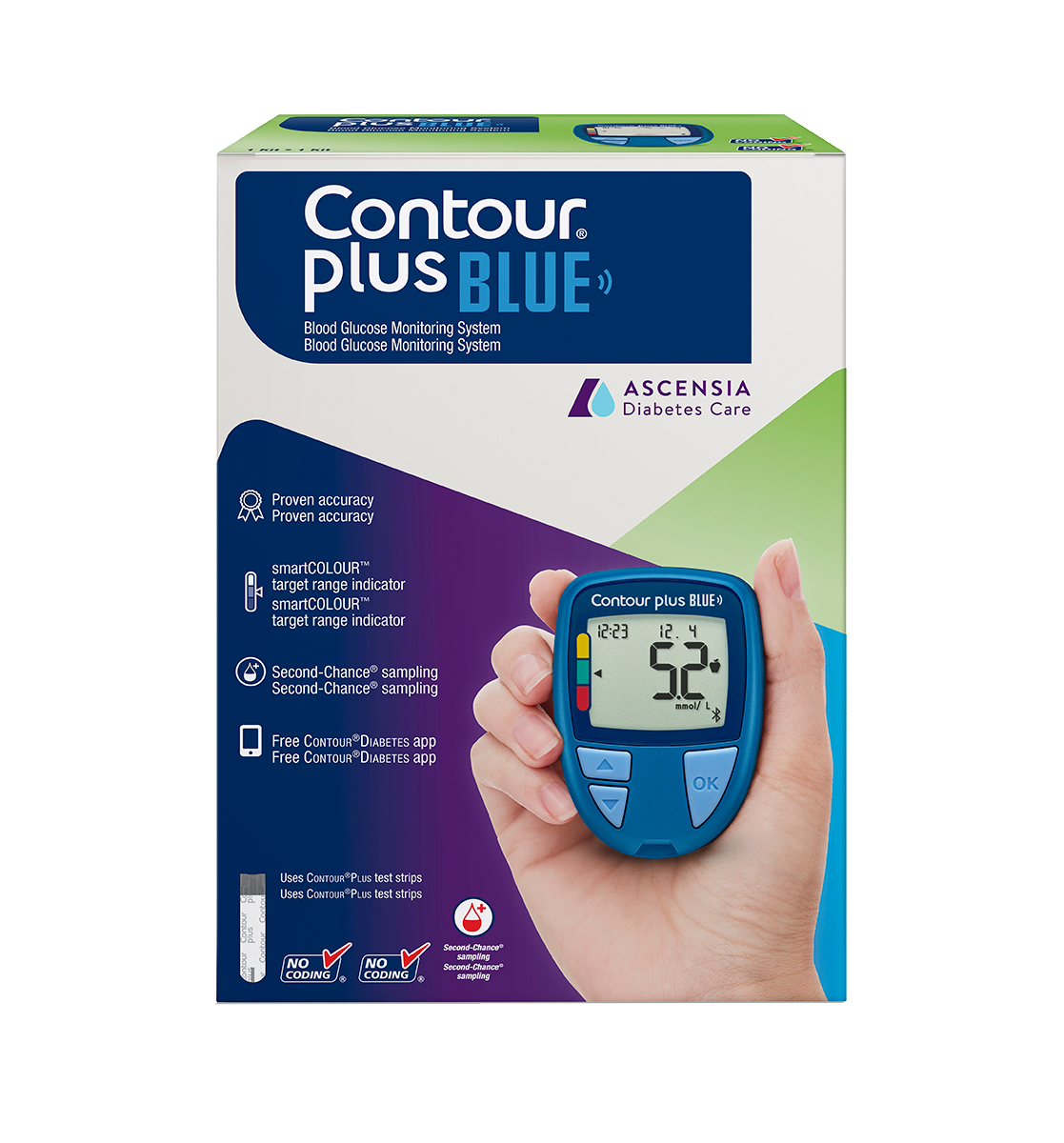 Contour® Plus Blue Blood Glucose Meter Kit