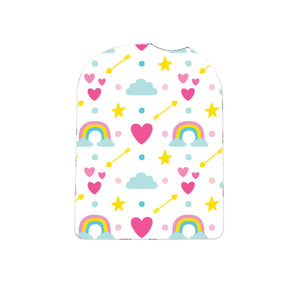 Omnipod Cover Sticker (Rainbows)