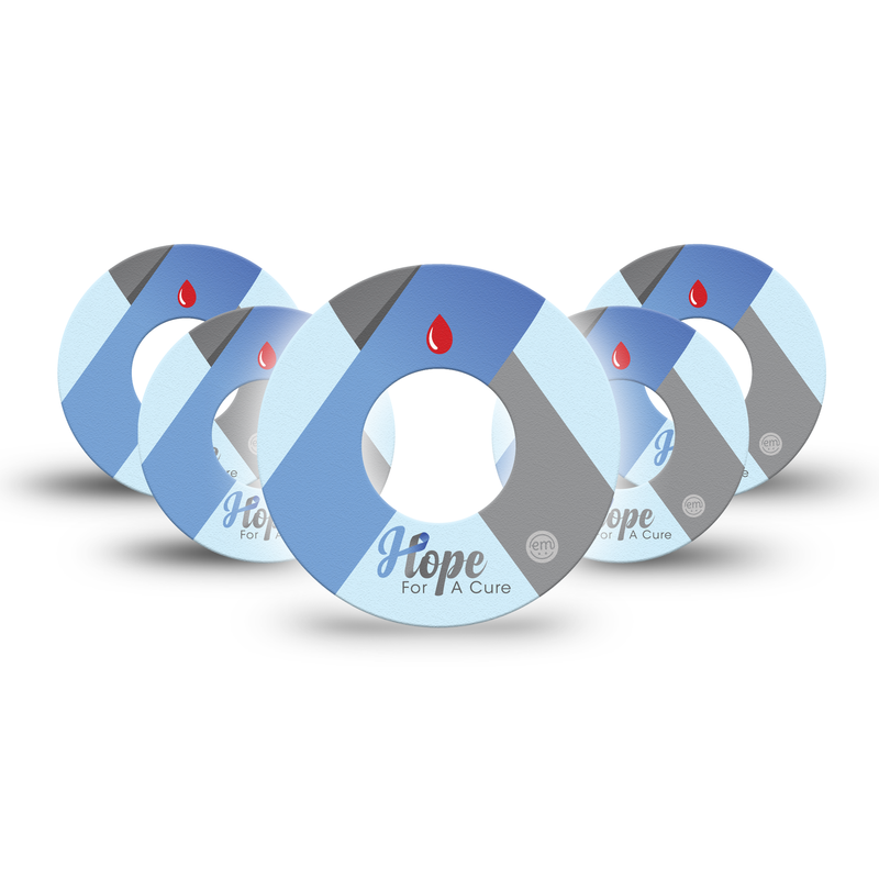 ExpressionMed Ribbon of Hope Adhesive Patch Freestyle Libre 2