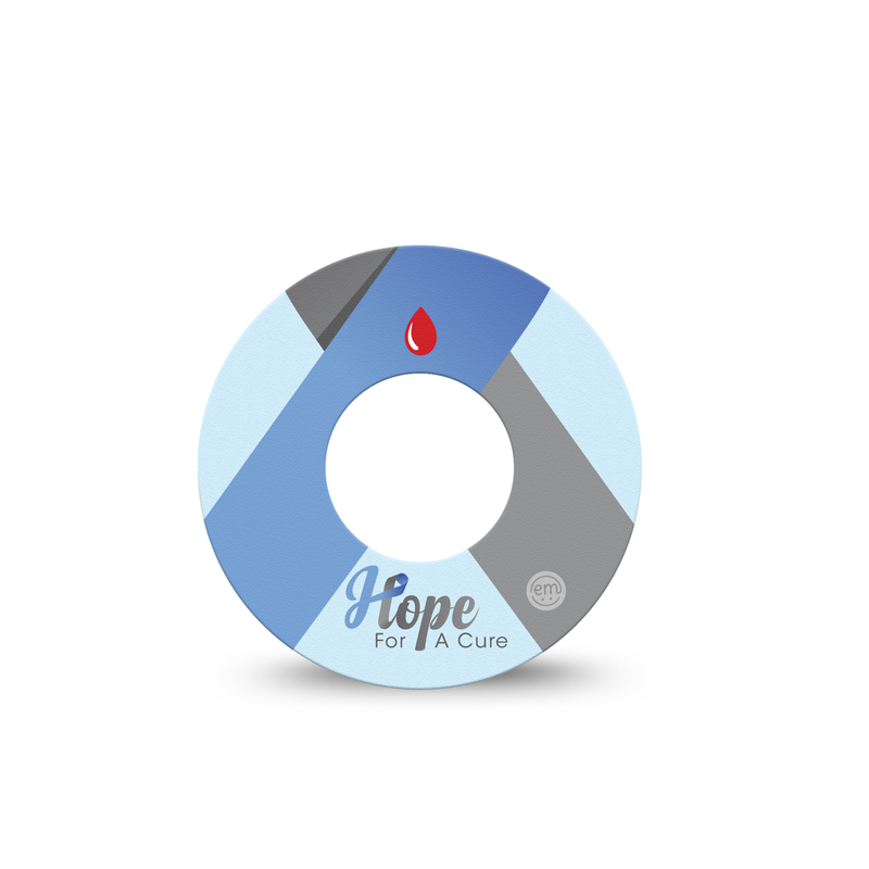 ExpressionMed Ribbon of Hope Adhesive Patch Freestyle Libre 2