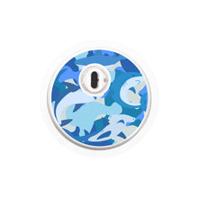Freestyle Libre 3 Sensor Sticker (Shark Camo) 4pk