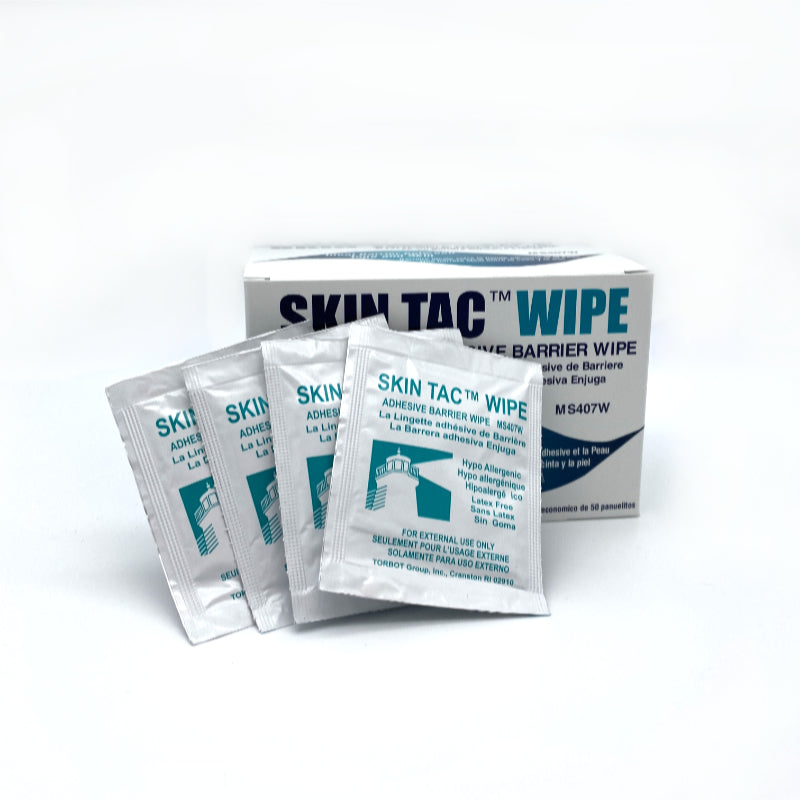 Skin Tac Adhesive Barrier Wipes 50 Pack