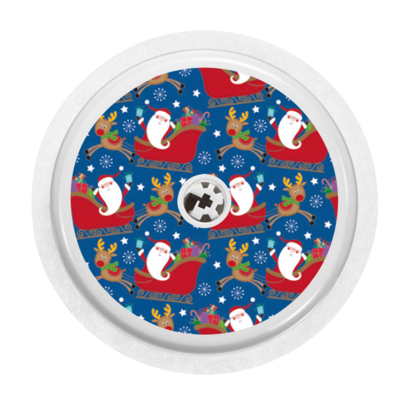 Freestyle Libre 2 Sensor Cover Sticker (Sleigh Ride)