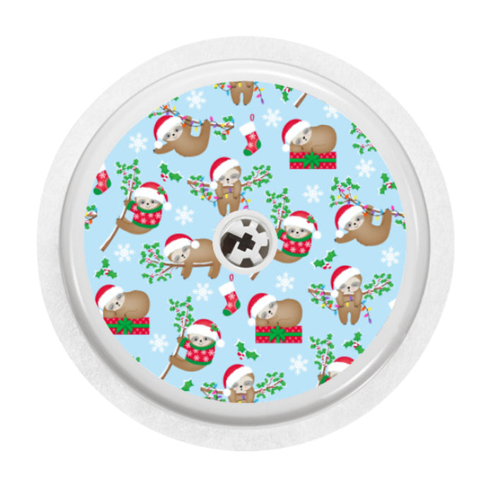 Freestyle Libre 2 Sensor Cover (Sloth Santas)
