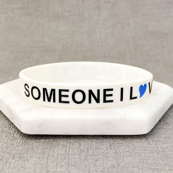 Someone I Love Has Diabetes Silicone Wristband