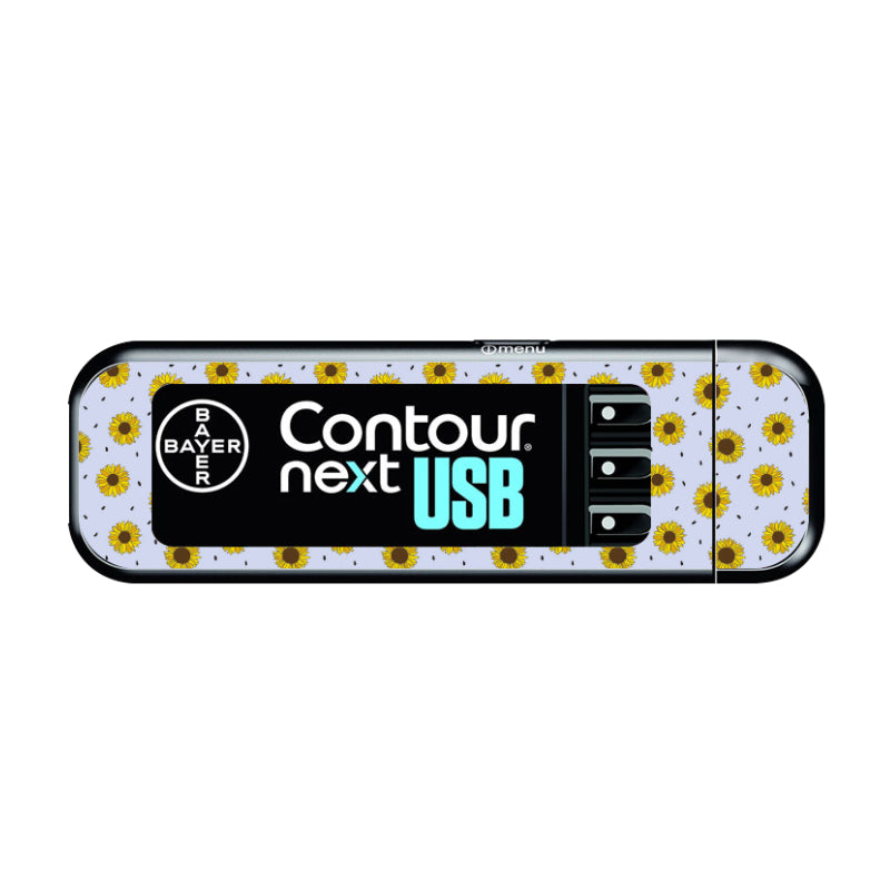 ETC &amp; Organising Chaos Bayer Contour Next USB Vinyl Sticker (Sunflower Power)