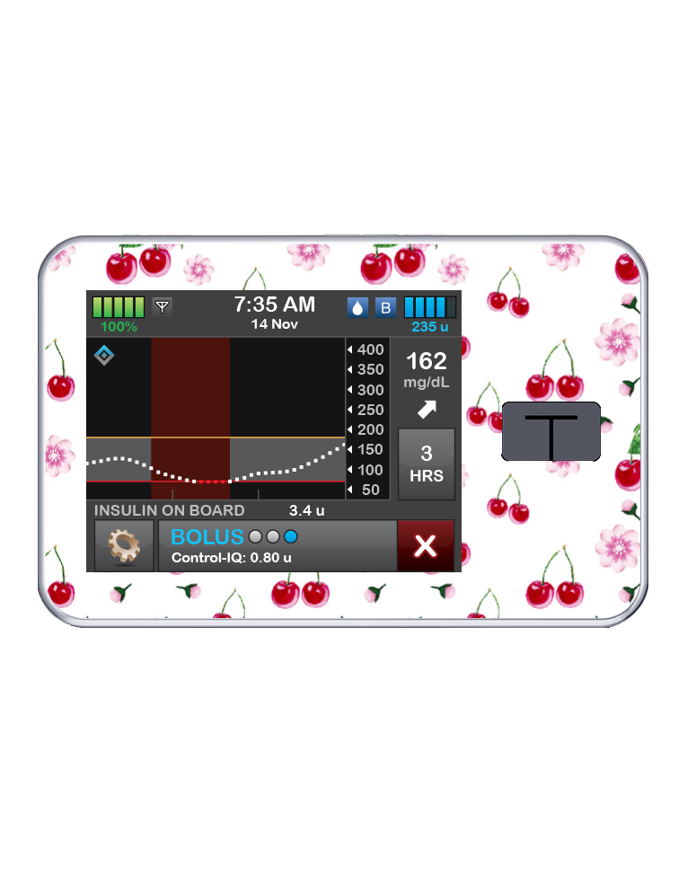 T:slim Cover Sticker (Fruit Cherry)