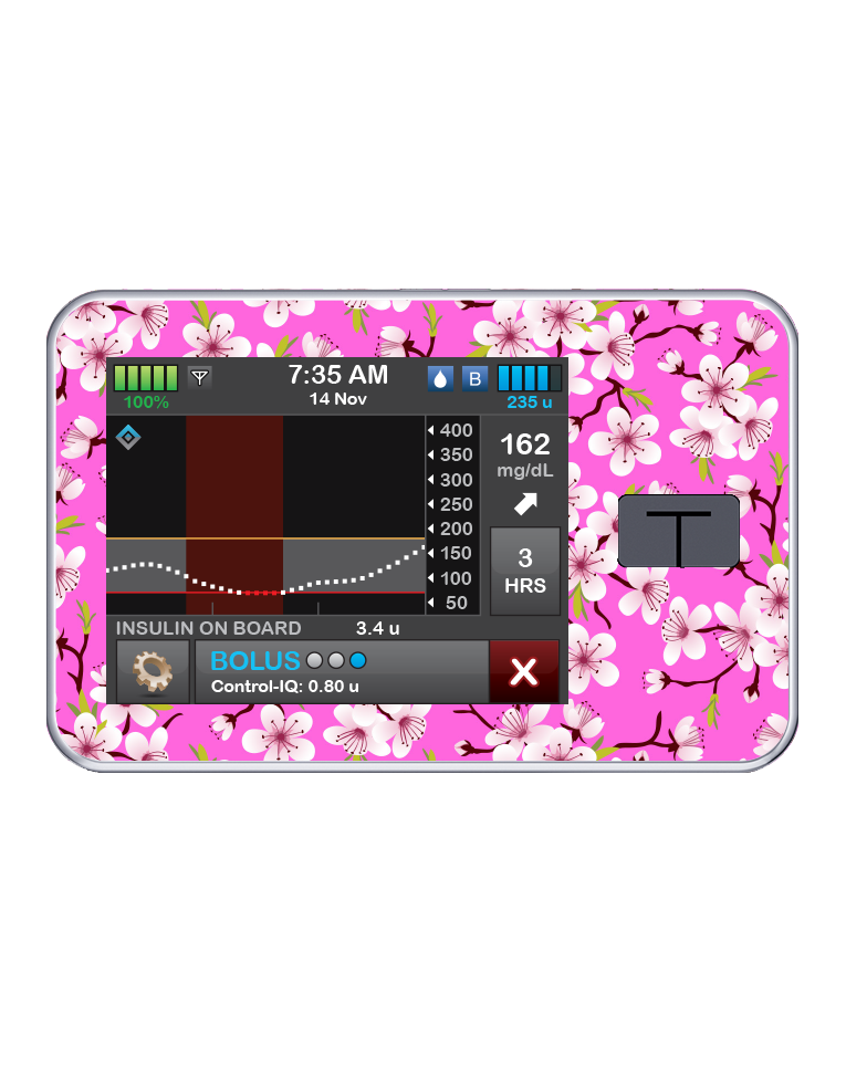 T:slim Cover Sticker (Cherry Blossom)