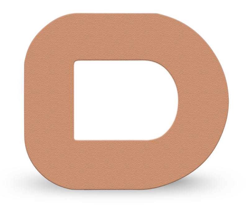 ExpressionMed Tan Adhesive Patch Omnipod