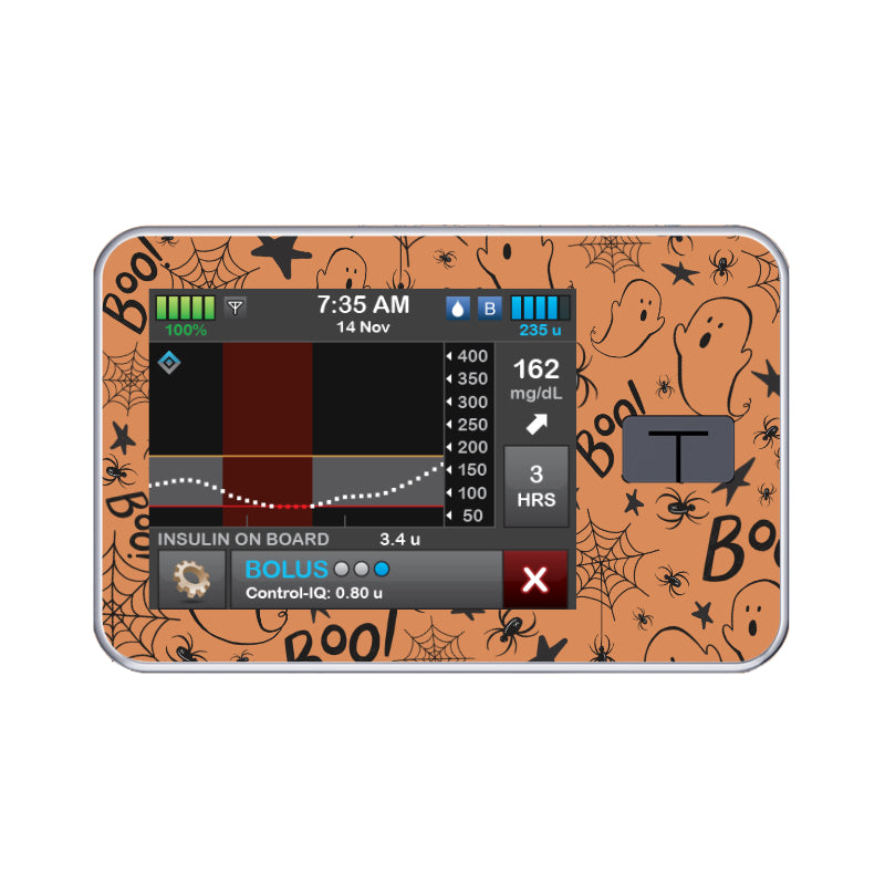 T:slim Cover Sticker (Trick or Treat)