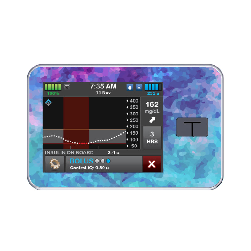 T:slim Cover Sticker (Purple Haze)