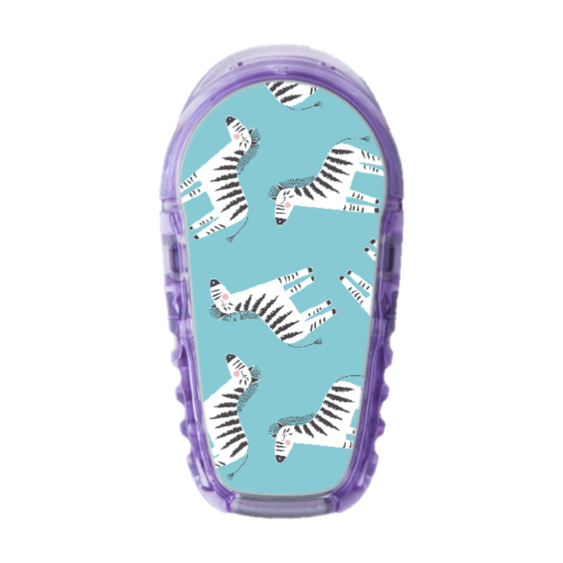 Dexcom G6/One Sensor Sticker (Zany Zebras)
