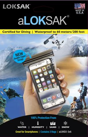 Loksak Waterproof Bag - Pack of 2 - 4