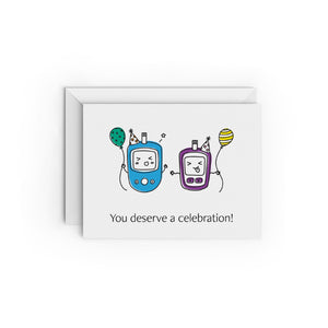 Myabetic Greeting Card: You Deserve a Celebration